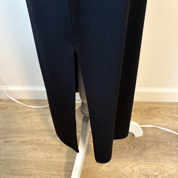 Exclusively MISOOK Mylana Black Stretch Knit Maxi Pencil Skirt Side Slit Size M - Picture 5 of 8